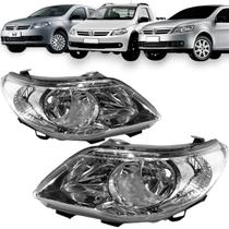 Par farol gol saveiro voyage g5 2009 a 2012 duplo cromado