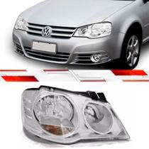 Par Farol Golf 2008 Ate 2014 Foco Duplo Cromado