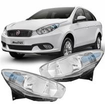 Par Farol Grand Siena 2012/2021 Cromado Magneti Marelli Par Farol Grand Siena 2012/2021 Cromado Magneti Marelli