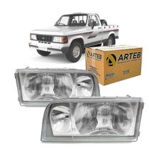 Par Farol H4 C auxiliar Arteb Chevrolet D20 1993 A 1995 Kit2679