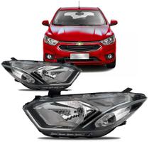 Par Farol H4 Mascara Negra Arteb Onix prisma Kit2155