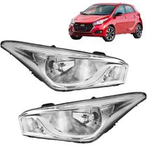 PAR Farol HB20 HB20S 2012 2013 2014 2015 a 2018 Cromado