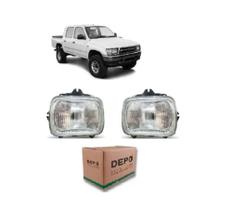 Par Farol Hilux Sr5 L200 L300 93 94 95 96/01 C/carc D/e Depo