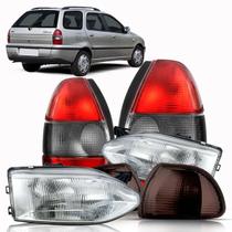 Par Farol Lanternas Palio Weekend Piscas Fumê 97 98 99 2000 Par Farol Lanternas Palio Weekend Piscas Fumê 97 98 99 2000