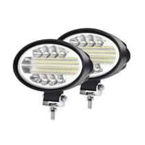 Par Farol Led Milha Oval 144W 48 Leds 6500K 12V 24V Off Road 4x4 Par Farol Led Milha Oval 144W 48 Leds 6500K 12V 24V Off Road 4x4