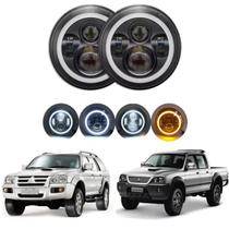 Par farol led pajero l200 tr4 savana fusca kombi delivery opala rural