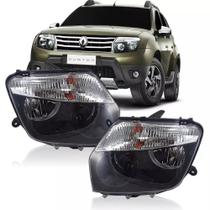 Par Farol Mascara Negra Renault Duster 2012 2013 2014 2015