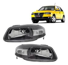 Par Farol Máscara Negra Volkswagen Gol Parati Saveiro G4 2006 a 2014