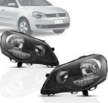 Par Farol Mascara Negra VW Polo 2007 2008 2010 2010 2011