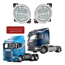Par Farol Milha Auxiliar Interno 100% Led SC 124 S5 S6