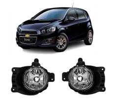 Par Farol Milha Auxiliar Sonic 2011 até 2021 Par Farol Milha Auxiliar Sonic 2011 até 2021