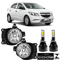 Par farol milha chevrolet prisma 2012 a 2019 e super led