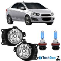 Par farol milha chevrolet sonic 2013 14 15 2016 super branca Par farol milha chevrolet sonic 2013 14 15 2016 super branca
