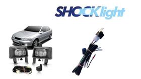Par farol milha + chicote universal vectra 1999 2000 2001 2002 2003 2004 2005 shocklight