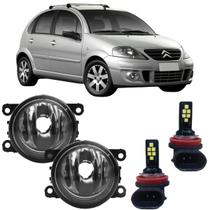 Par farol milha citroen c3 2009 10 11 12 2013 + led bulbs Par farol milha citroen c3 2009 10 11 12 2013 + led bulbs