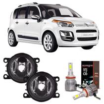 Par farol milha citroen c3 picasso 2011 12 13 14 2015 + led