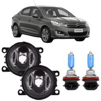 Par farol milha citroen c4 lounge 2013 a 2018 e super branca