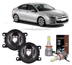 Par farol milha citroen c5 2005 a 2007 e super led 2d Par farol milha citroen c5 2005 a 2007 e super led 2d