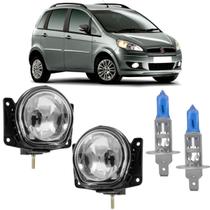 Par farol milha fiat idea 2004 a 2010 e super branca