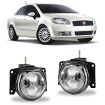 Par farol milha fiat linea 2009 10 11 12 13 14 15 2016 vidro