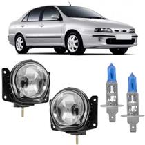 Par farol milha fiat marea 1998 a 2003 e super branca