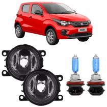 Par farol milha fiat mobi 2016 a 2022 e super branca