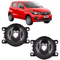 Par farol milha fiat mobi 2016 ate 2022 em vidro Par farol milha fiat mobi 2016 ate 2022 em vidro