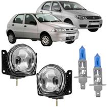 Par farol milha fiat palio g2 g3 todos e super branca