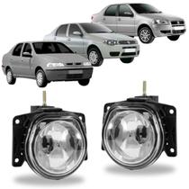 Par farol milha fiat siena el g2 g3 g4 g5 em vidro Par farol milha fiat siena el g2 g3 g4 g5 em vidro