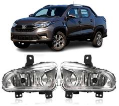 Par Farol MIlha Fiat Strada 2020 2021 2022 Auxiliar Neblina