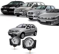 Par farol milha fiat strada g2 g3 g4 g5 em vidro Par farol milha fiat strada g2 g3 g4 g5 em vidro