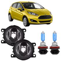 Par farol milha ford fiesta 2010 a 2014 e super branca