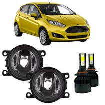 Par farol milha ford fiesta 2010 a 2014 e super led