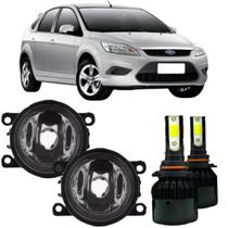 Par farol milha ford focus 2009 a 2013 e super led