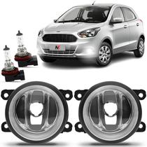 Par Farol Milha Ford Ka 2014 2015 2016 2017 + Lâmpada