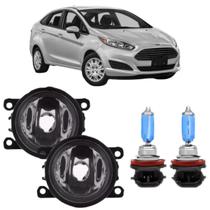 Par farol milha ford new fiesta 2013 a 2020 e super branca