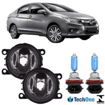 Par Farol Milha Honda City 2014 a 2022 Super Branca