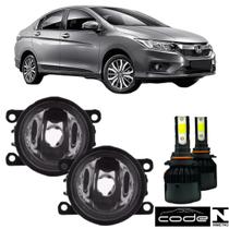 Par Farol Milha Honda City 2014 a 2022 Super Led
