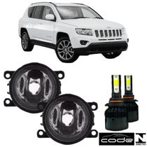 Par Farol Milha Jeep Compass 2014 a 2020 Super Led