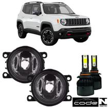 Par Farol Milha Jeep Renegade 2015 a 2020 Super Led