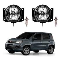 Par Farol Milha Lampada Fiat Novo Uno 1.0 1.3 2017 A 2021