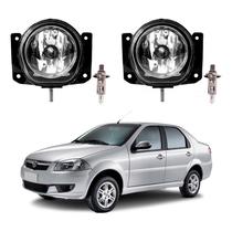 Par Farol Milha Lampada Fiat Siena 1.0 2007 A 2016