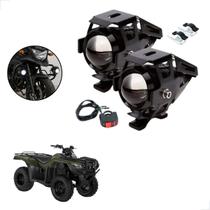 Par Farol Milha LED U5 Universal Moto Honda Quadriciclo TRX 350 2004 2005 2006 2007 Branco 6000K Par Farol Milha LED U5 Universal Moto Honda Quadriciclo TRX 350 2004 2005 2006 2007 Branco 6000K