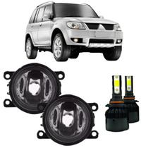 Par farol milha mitsubishi pajero 2007 a 2015 nc e super led