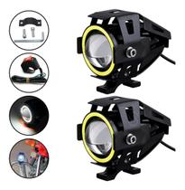 Par Farol Milha Moto Nk-u7 Led Auxiliar 30w 6000k Neblina Par Farol Milha Moto Nk-u7 Led Auxiliar 30w 6000k Neblina