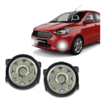 Par Farol Milha Neblina com Led Integrado Novo Ford Ka 2014 A 2021 Par Farol Milha Neblina com Led Integrado Novo Ford Ka 2014 A 2021