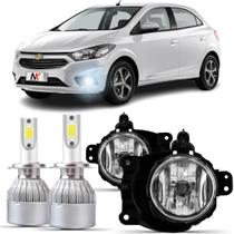 Par Farol Milha Onix Prisma 2013 á 2019 + Lâmpada Super LED - Tiger Auto