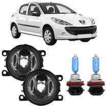 Par farol milha peugeot 207 2007 a 2014 e super branca