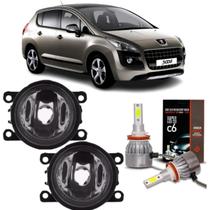 Par farol milha peugeot 3008 2011 ate 2015 e super led 2d