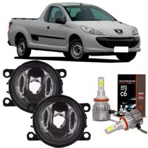 Par farol milha peugeot hoggar 2007 ate 2014 e super led 2d